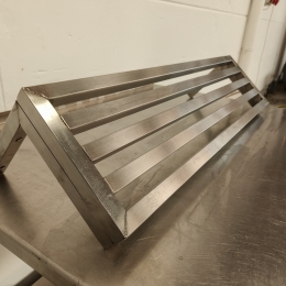 Etagère murale en inox - 102 x 27 cm 